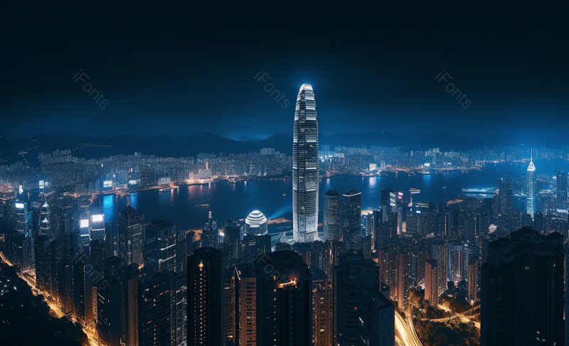 深圳城市夜景临海城市夜景建筑摄影真实,高清,摄影图,摄影图片,图片大全,摄影图免费下载
